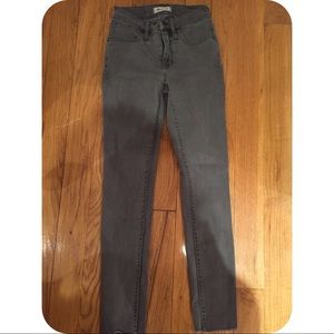 Madewell Size 24 Grey Skinny Jeans